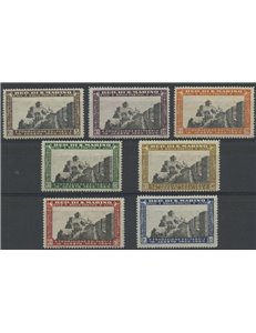 SAN MARINO 1935 Fascio of San Marino 7v MH*
