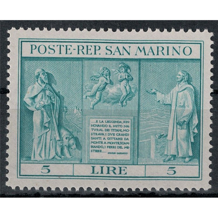 SAN MARINO 1937 Independence MH*