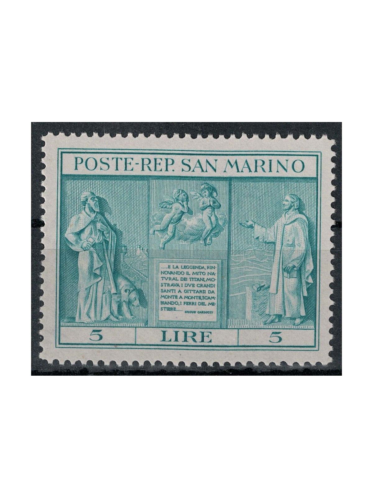 SAN MARINO 1937 Indipendenza MH*