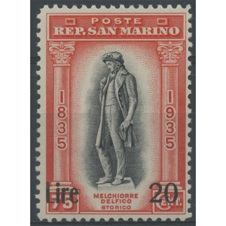 SAN MARINO 1942 Melchiorre Delfico MH*