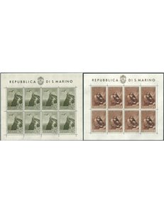 SAN MARINO 1944 Pro Case Popolari 2 BF MH*