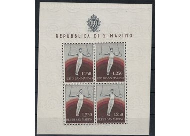 SAN MARINO 1954 Sport, ginnasta BF MH*
