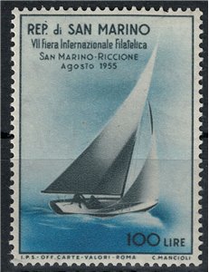 SAN MARINO 1955 International Philatelic Fair MH*
