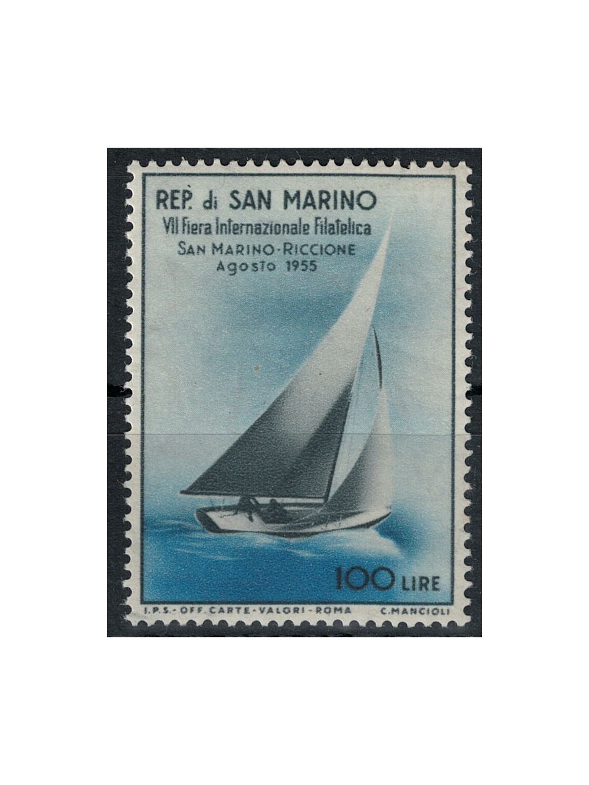 SAN MARINO 1955 International Philatelic Fair MH*