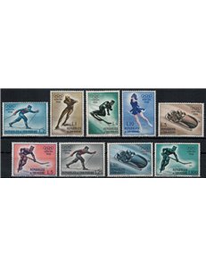 SAN MARINO 1955 Winter Olympic Games 9v MH*