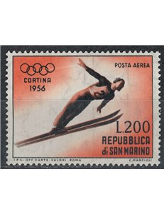 SAN MARINO 1955 Giochi olimpici invernali (posta aerea) MH*