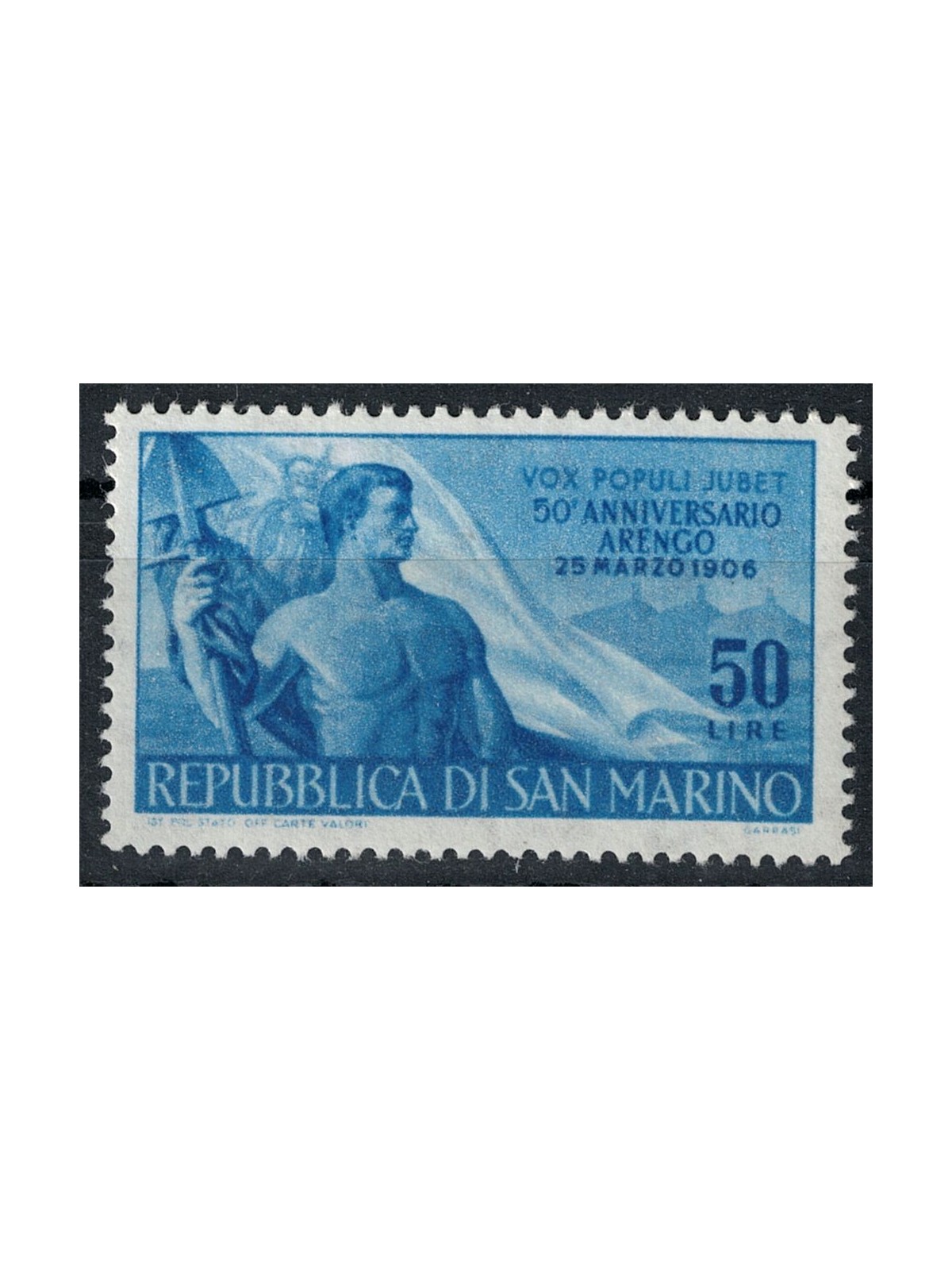 SAN MARINO 1956 Anniversario dell'Arengo MH*