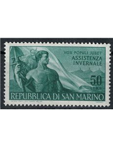 SAN MARINO 1956 Winter Assistance MH*