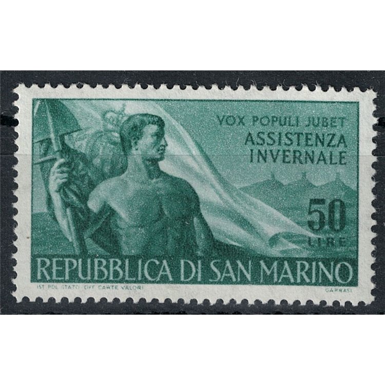 SAN MARINO 1956 Winter Assistance MH*