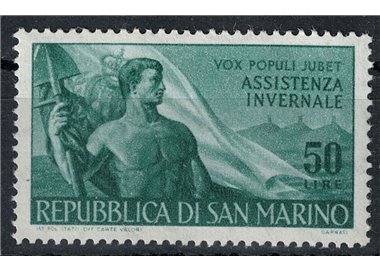 SAN MARINO 1956 Winter Assistance MH*