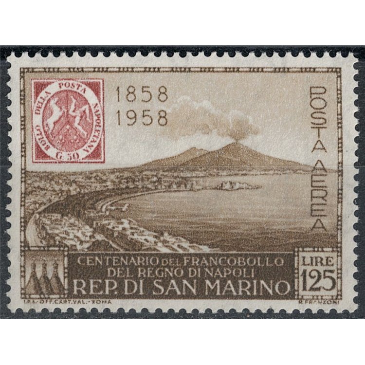 SAN MARINO 1958 Kingdom of Naples (airmail) MH*