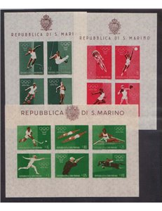 SAN MARINO 1960 Rome Olympics 3 s/s MH*
