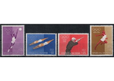 SAN MARINO 1960 Rome Olympics (airmail) 4v MH*