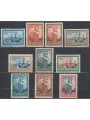 SAN MARINO 1942 Bandiera ad Arbe 10v MH*