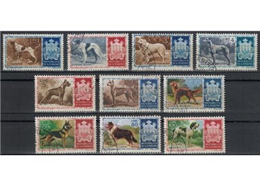 SAN MARINO 1956 Purebred Dogs 10v us