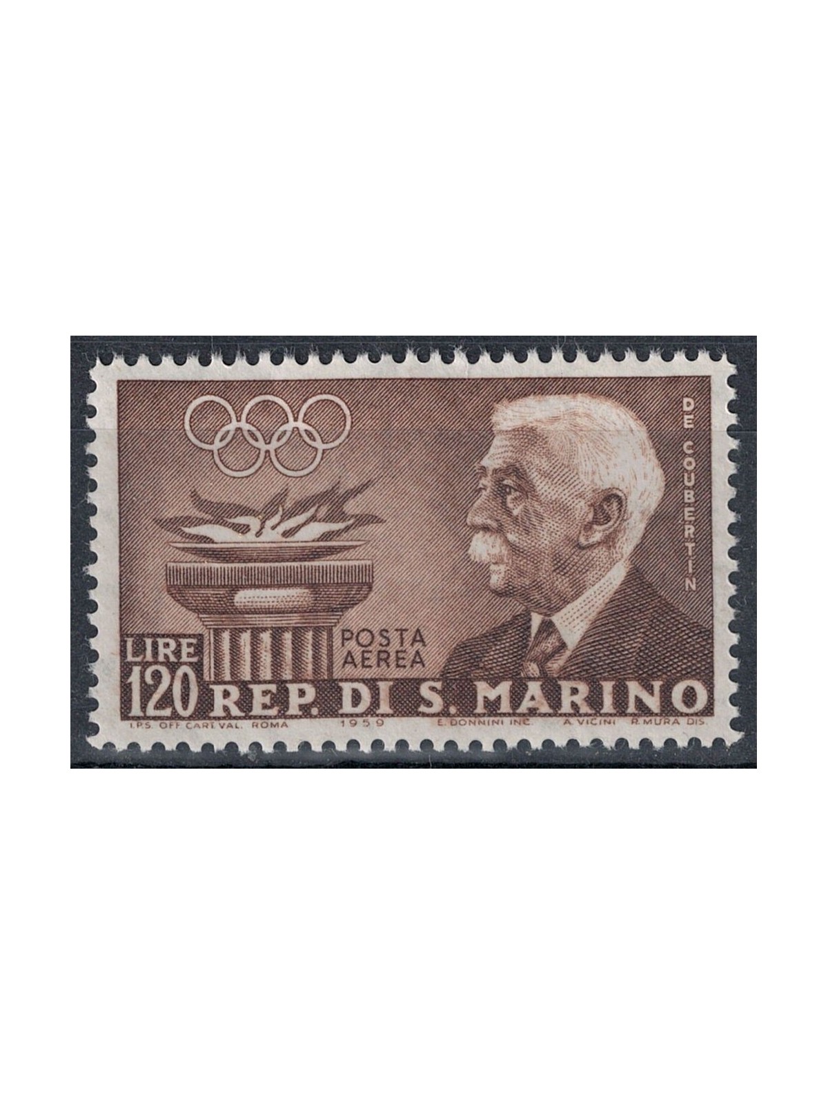 SAN MARINO 1959 Pre-Olympic (Airmail) MNH**