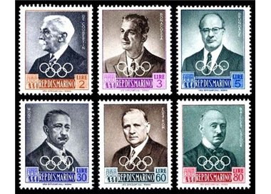 SAN MARINO 1959 Pre olimpica 6v MH*