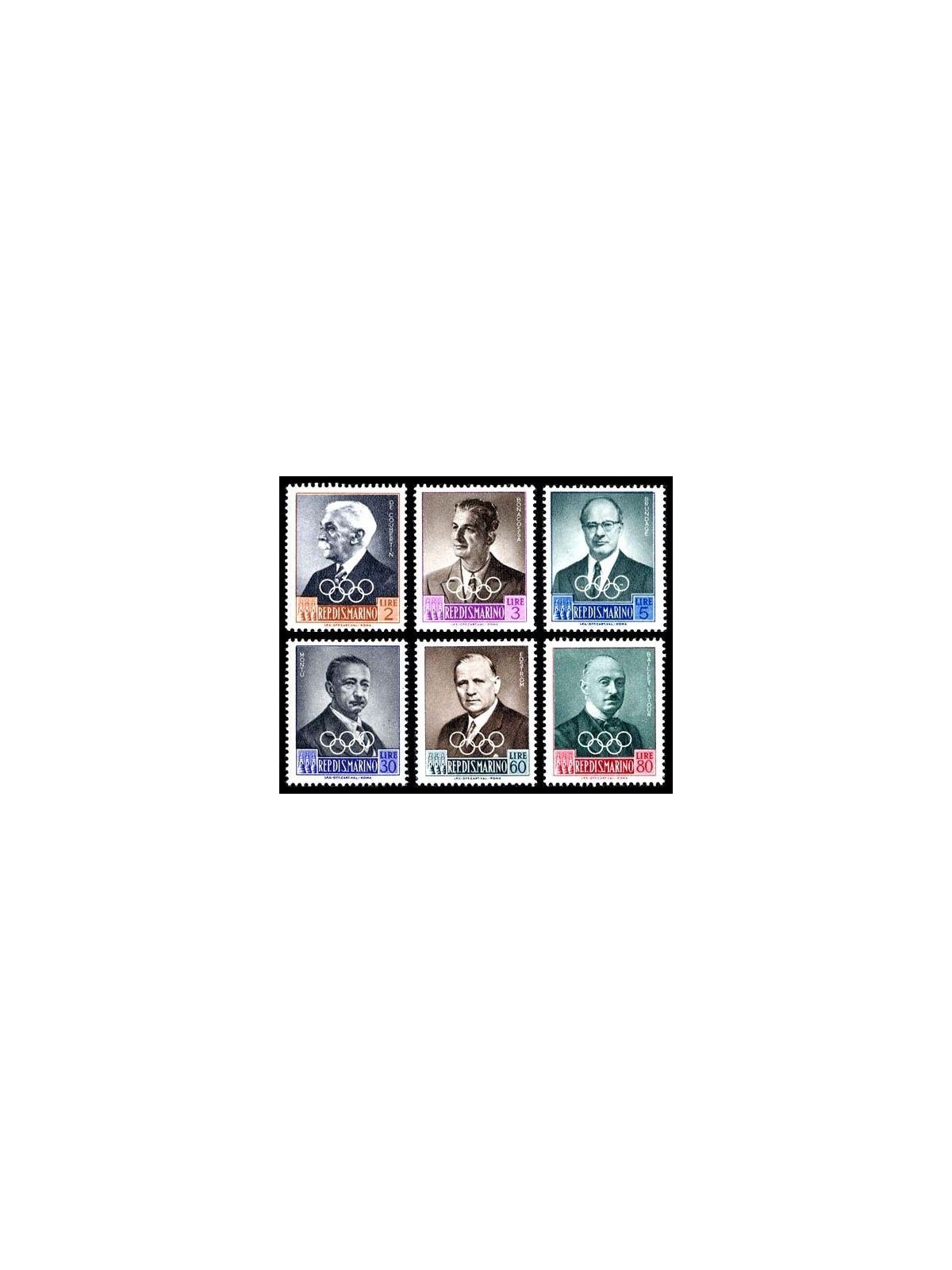 SAN MARINO 1959 Pre Olympic 6v MH*