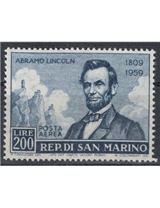 SAN MARINO 1959 Abraham Lincoln (Airmail) MH*