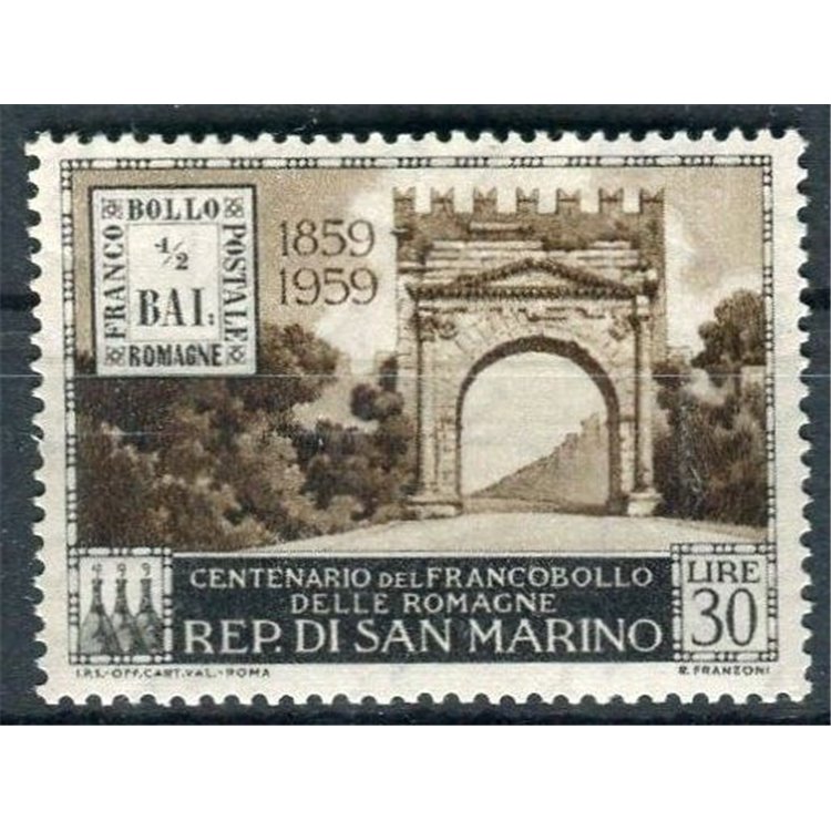 SAN MARINO 1959 Francobolli delle Romagne MH*