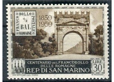 SAN MARINO 1959 Stamps of the Romagna MH*