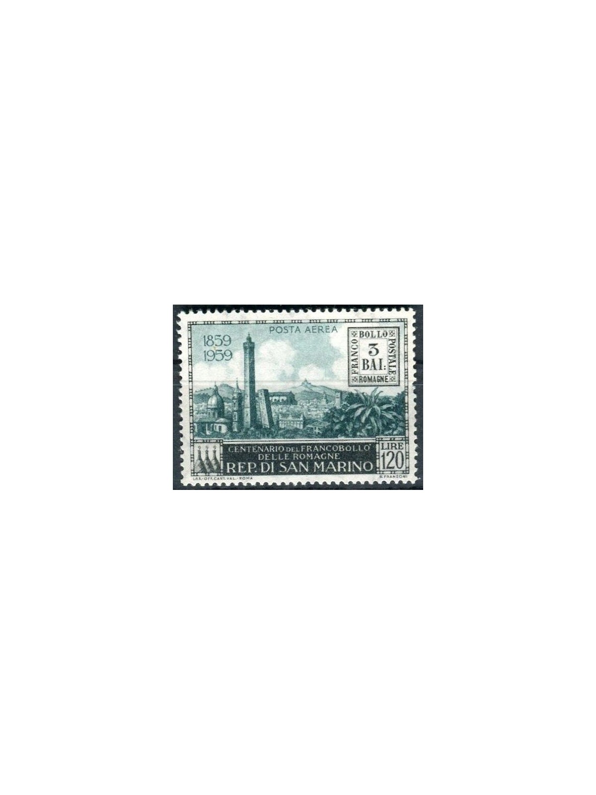SAN MARINO 1959 Stamps of Romagna (airmail) MH*