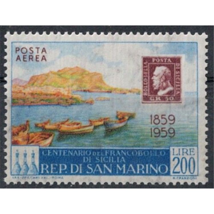 SAN MARINO 1959 Stamps of Sicily (Airmail) MNH**