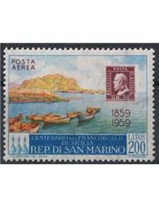 SAN MARINO 1959 Stamps of Sicily (Airmail) MH*