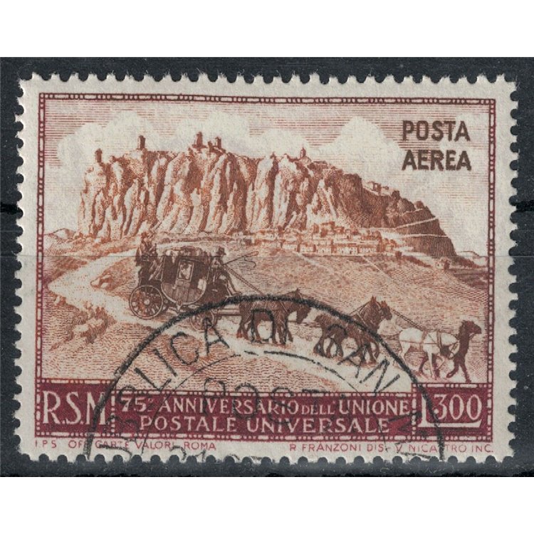 SAN MARINO 1951 Anniversary UPU (airmail) £300 us
