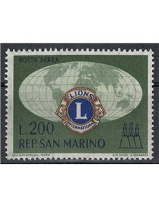 SAN MARINO 1960 Lions Club (posta aerea) MNH**