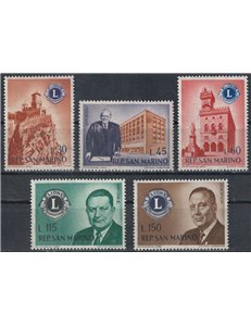 SAN MARINO 1960 Lions Club 5v MH*