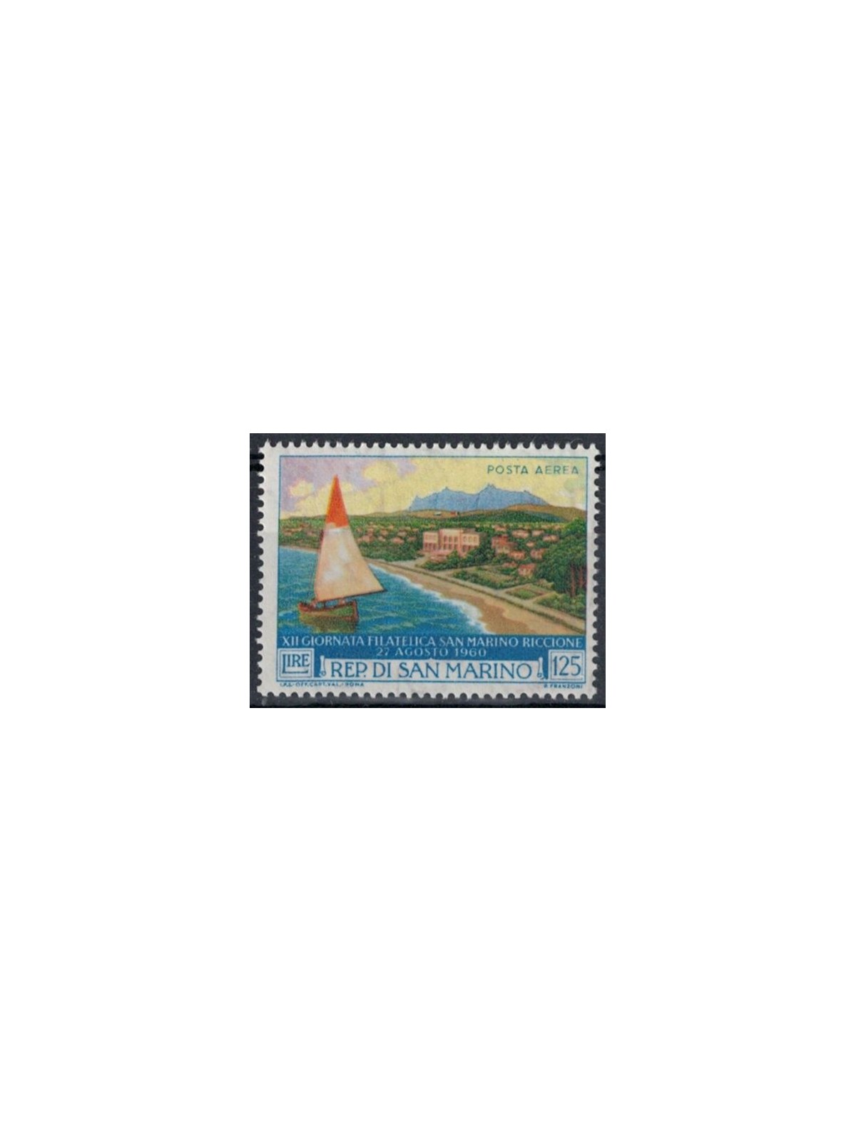 SAN MARINO 1960 International Philatelic Fair (Airmail) MNH**