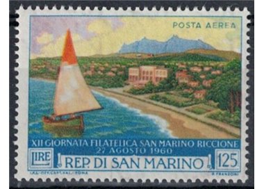 SAN MARINO 1960 International Philatelic Fair (Airmail) MH*