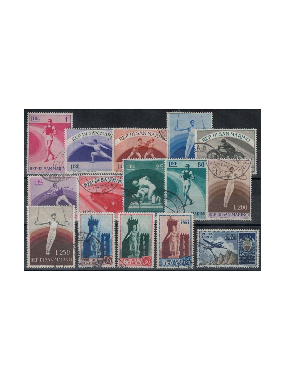 SAN MARINO 1954 Complete Year 15v US