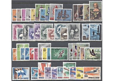 SAN MARINO 1963 Annata completa 51v MNH**