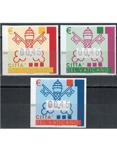 VATICAN 2004 Emblem, automatic stamps 3v MNH**