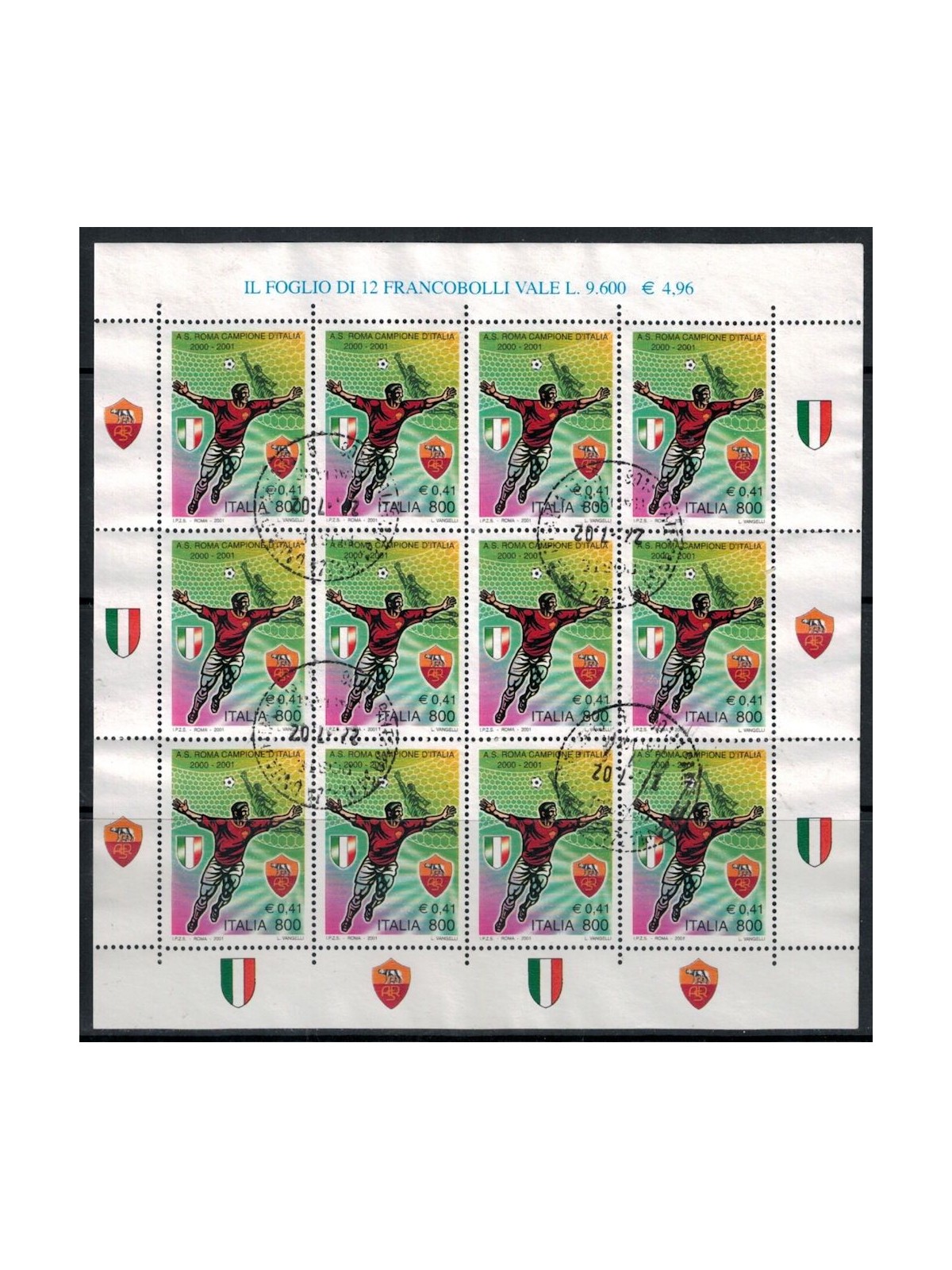 ITALY 2001 Rome champion m/s us