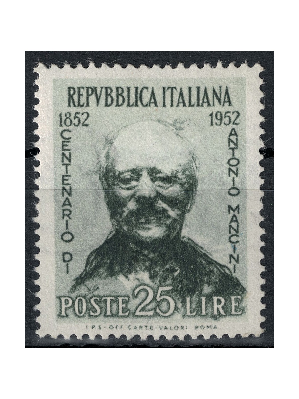 ITALY 1952 Antonio Mancini MH*
