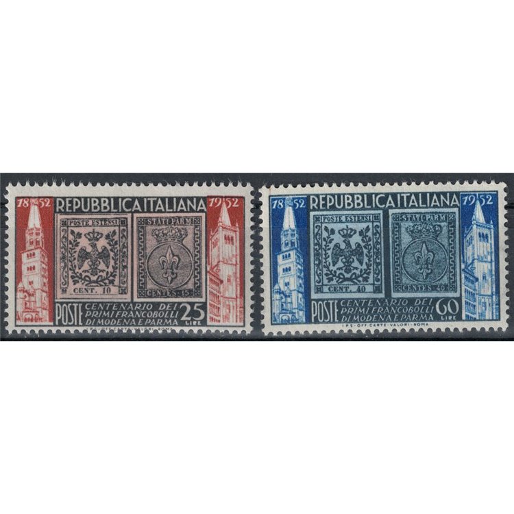 ITALY 1952 Stamps of Modena and Parma 2v MH*