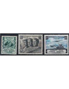 ITALY 1952 Armed Forces Day 3v MH*