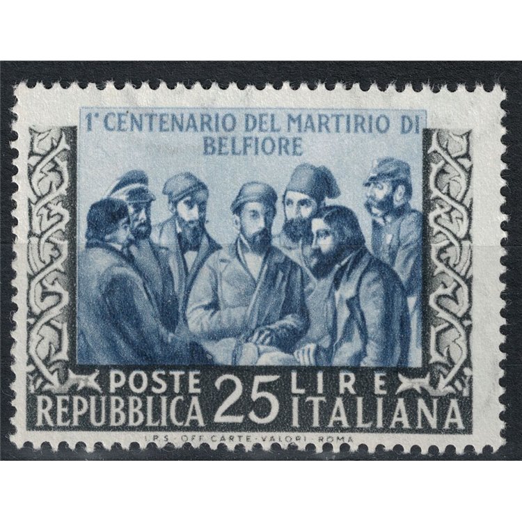 ITALY 1952 Martyrdom of Belfiore MH*