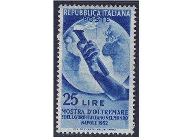 ITALY 1952 Overseas Exhibition MH*