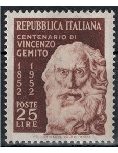 ITALIA 1952 Vincenzo Gemito MH*