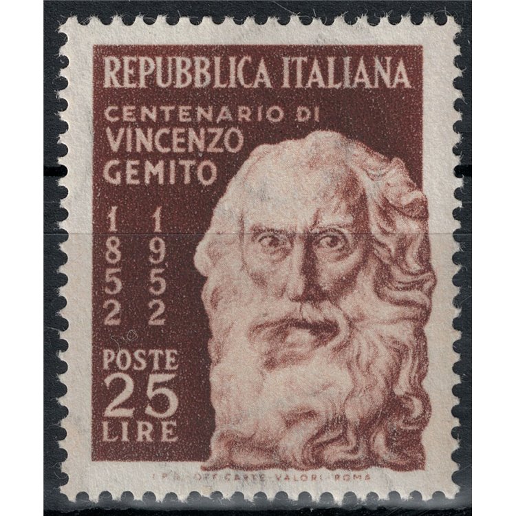 ITALIA 1952 Vincenzo Gemito MH*