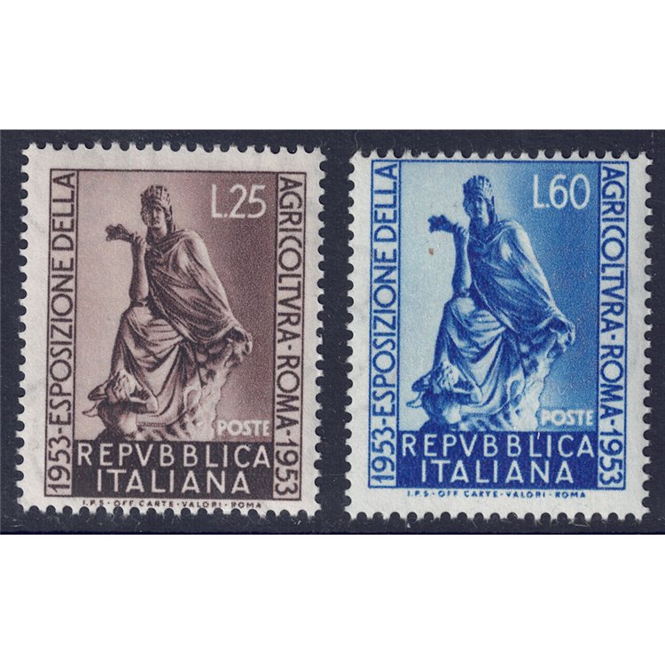 ITALY 1953 Agricultural Exhibition 2v MH*