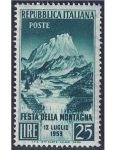 ITALIA 1953 Festa della montagna MH*