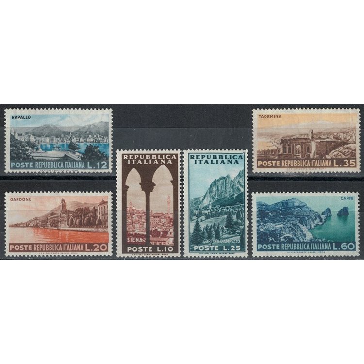 ITALIA 1953 Propaganda turistica 6v MH*