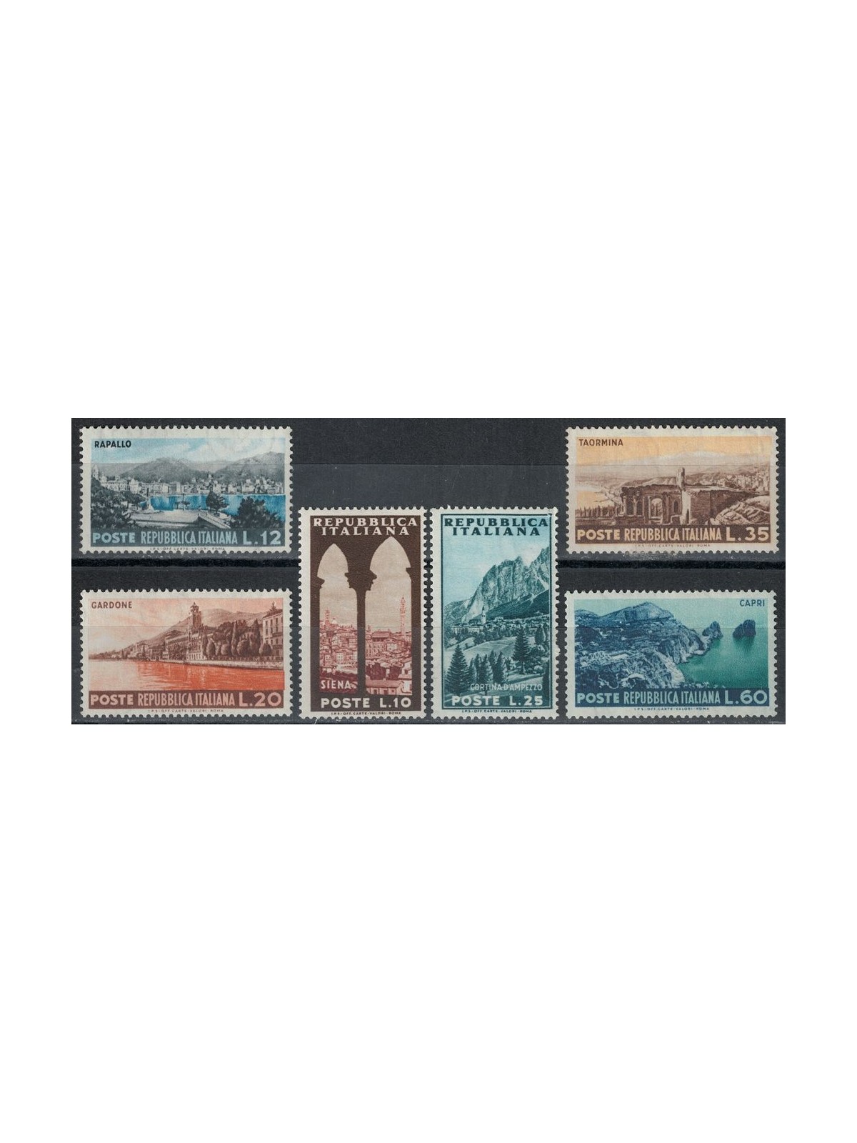 ITALIA 1953 Propaganda turistica 6v MH*