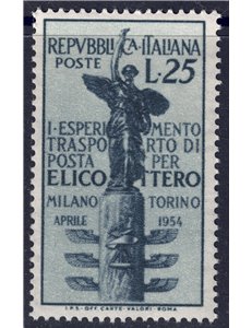 ITALIA 1954 Posta aerea per elicottero MH*