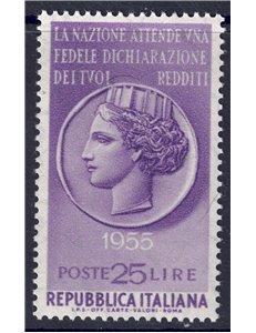 ITALY 1955 Income Tax Return MH*